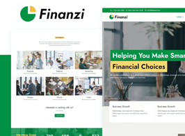 Finanzi – Finance & Business Elementor Template Kit
