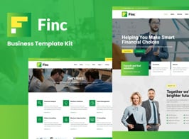 Finc – Business & Financial Elementor Template Kit