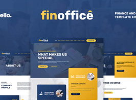 FinOffice – Finance & Accounting Elementor Template Kit