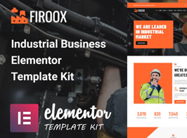 Firoox – Industrial Business Elementor Template Kit