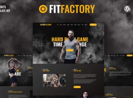 Fit Factory – Fitness Gym Elementor Template Kit