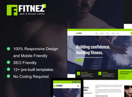 Fitnez – Fitness & Gym Elementor Template Kit