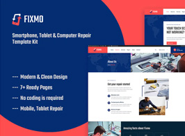 Fixmo – Smartphone, Tablet & Computer Repair Template Kit