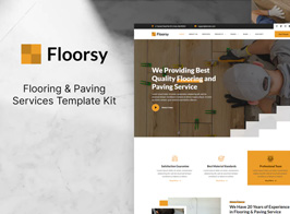 Floorsy – Flooring & Paving Services Elementor Template Kit