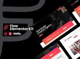 Flow – Creative Agency Business Elementor Template Kit