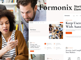 Formonix – Startup & Tech Company Elementor Template Kit