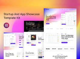 FreshApp – Startup & Showcase Elementor Template Kit