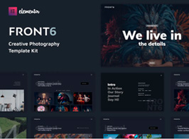 FrontSix – Creative Photography Template Kit