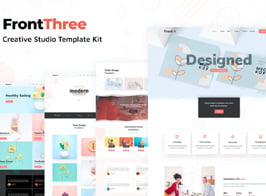 FrontThree – Creative Studio Template Kit