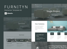 Furnityn – Interior Design Elementor Kit Template