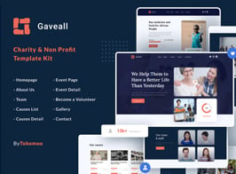 Gaveall | Charity Elementor Template Kit
