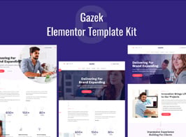 Gazek – Agency Portfolio Elementor Template Kit