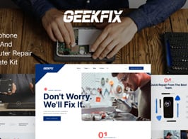 Geekfix — Smartphone, Tablet & Computer Repair Elementor Kit