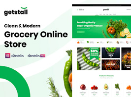 Getstall – Grocery Store Elementor Template Kit