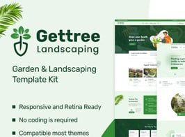 Gettree – Garden & Landscaping Elementor Template Kit