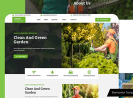 Gnome – Lawn & Garden Care Services Elementor Template Kit