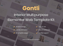 Gontli – Interior Multipurpose Template Kit