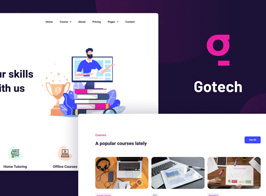 Gotech – Online Course Elementor Template Kit