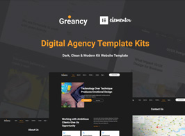 Greancy – Digital Business Agency Elementor Template Kit