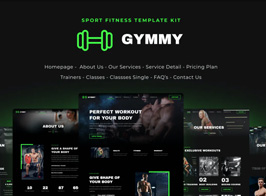 Gymmy | Sport & Fitness Elementor Template Kit