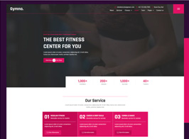 Gymna – Fitness & Gym Elementor Template Kit
