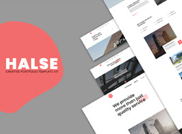 Halse – Architecture & Interior Design Elementor Template Kit