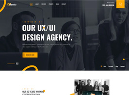 Hamela – Digital Agency Services Elementor Template Kit