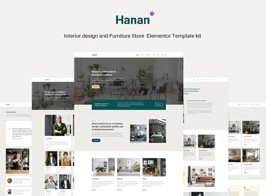 Hanan – Interior Design & Furniture Store Elementor Template kit