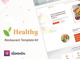 Healthy Restaurant Elementor Template Kit