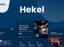 Hekel – Cyber Security Elementor Template Kit