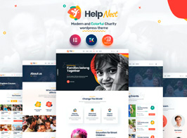 Helpnest – Charity Elementor Template Kit