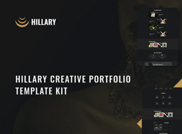 Hillary – Creative Portfolio Elementor Template Kit