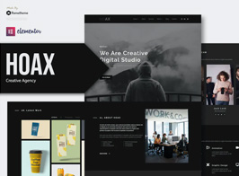 Hoax – Creative Agency Elementor Template Kit