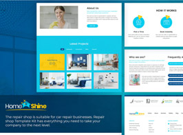 HomeShine – Cleaning & Laundry Elementor Template Kit
