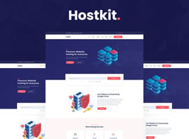 Hostkit – Hosting Services Elementor Template Kit