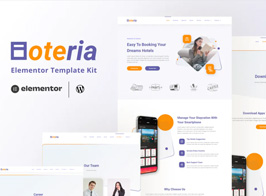 Hoteria – Hotel Service Elementor Template Kit