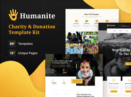 Humanite – Charity & Donation Elementor Template Kit