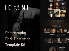 Iconi – Photography & Portfolio Elementor Template Kit