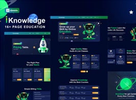 iKnowledge – Education Online & Learning Platform Elementor Template Kit