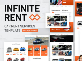 Infiniterent – Car Rental Elementor Template Kit