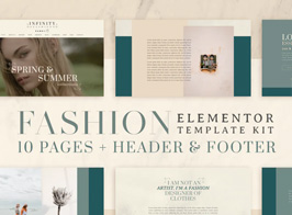 Infinity Fashion – WooCommerce Elementor Template Kit