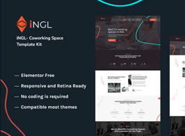 Ingl – Coworking Space Elementor Template Kit