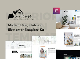 Inhouse – Modern Design Interior Elementor Template Kit