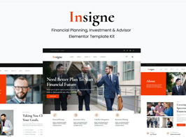 Insigne – Financial Business & Investment Elementor Template Kit