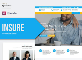 Insure – Insurance Business Elementor Template Kit