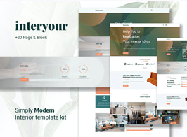Interyours – Home Interior Design Elementor Template Kit