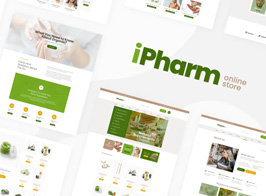 iPharm – Online Pharmacy Woocommerce Elementor Template Kit