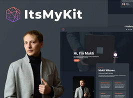 ItsMyKit – Dark Creative Portfolio Elementor Template Kit