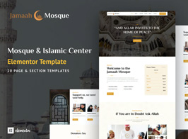 Jamaah – Mosque & Islamic Center Elementor Template Kit