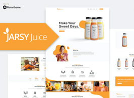 Jarsy Juice – Drink Brand Elementor Template Kit